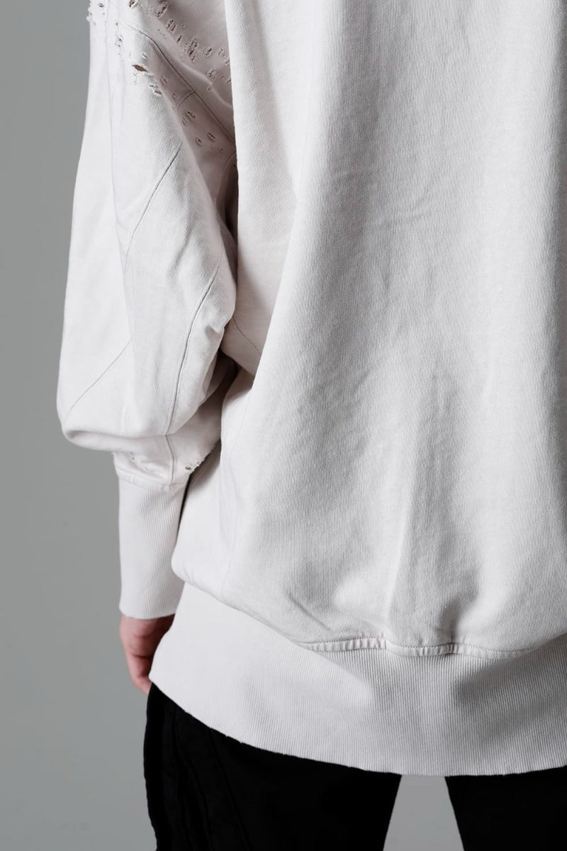 Cotton Sweat Damaged Pullover Plaster