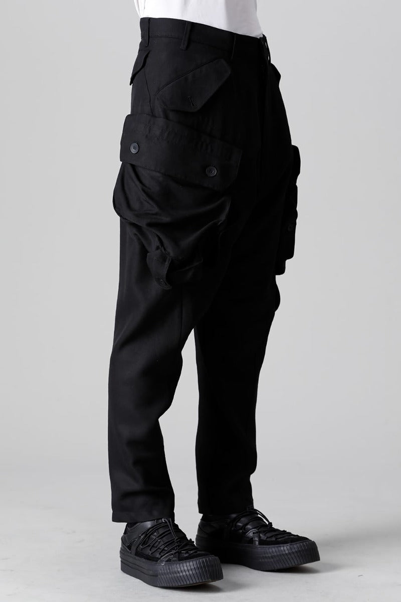 Wool/Rayon Gaba Gas Mask Trousers