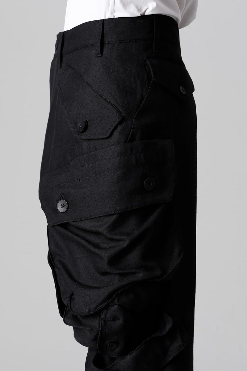 Wool/Rayon Gaba Gas Mask Trousers