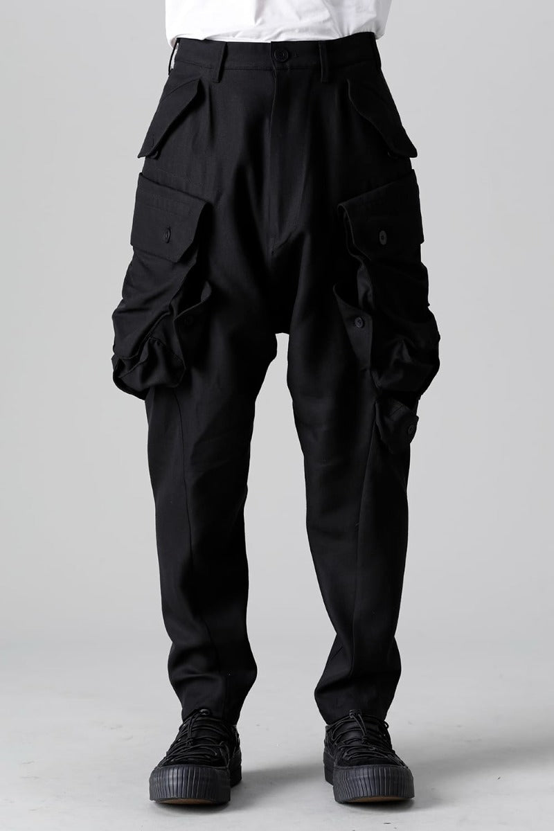 Wool/Rayon Gaba Gas Mask Trousers