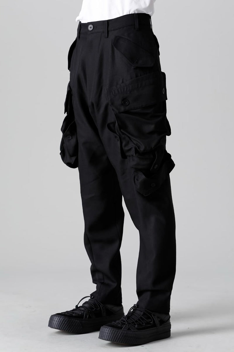 Wool/Rayon Gaba Gas Mask Trousers