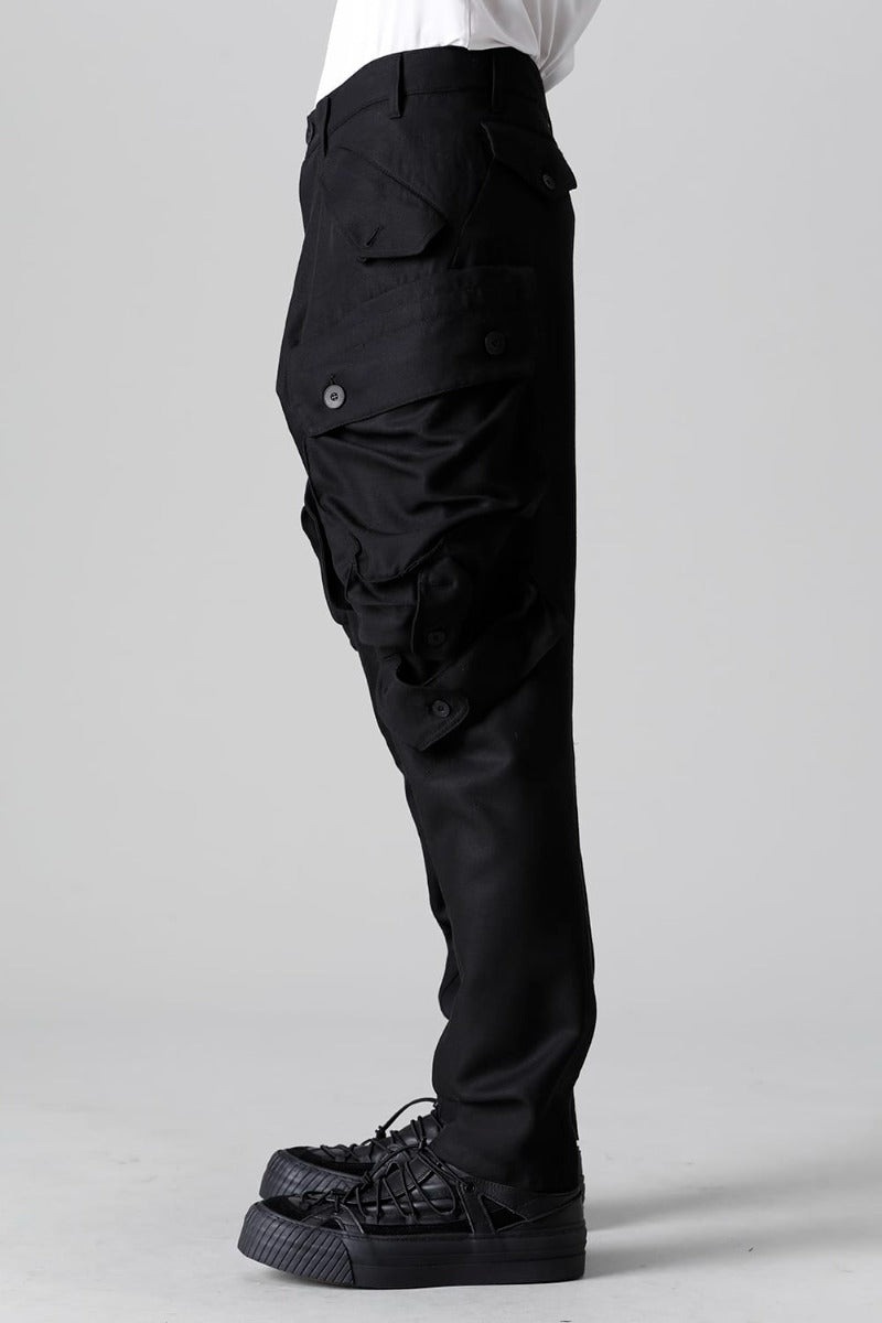 Wool/Rayon Gaba Gas Mask Trousers