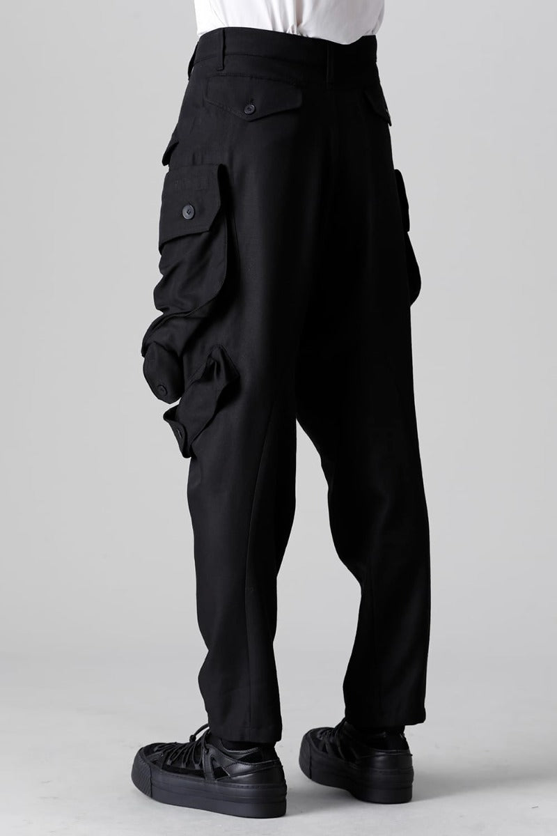 Wool/Rayon Gaba Gas Mask Trousers