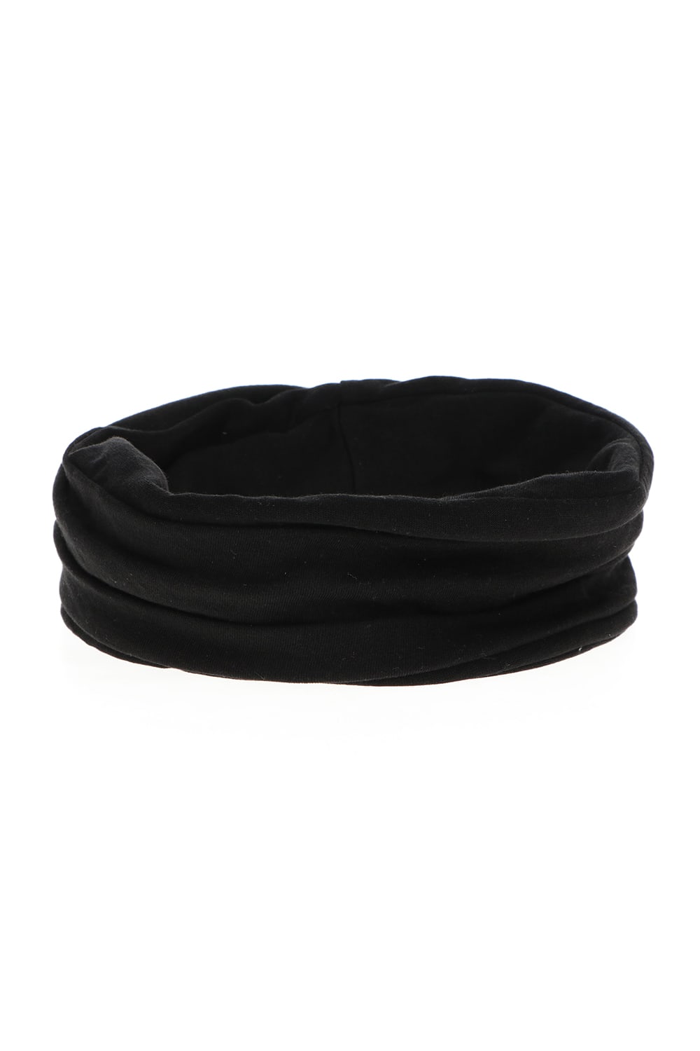 Cotton Cupro Jersey Hair Band Black