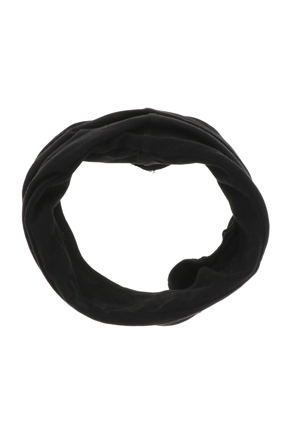 Cotton Cupro Jersey Hair Band Black