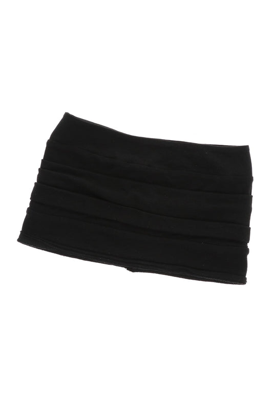 Cotton Cupro Jersey Hair Band Black