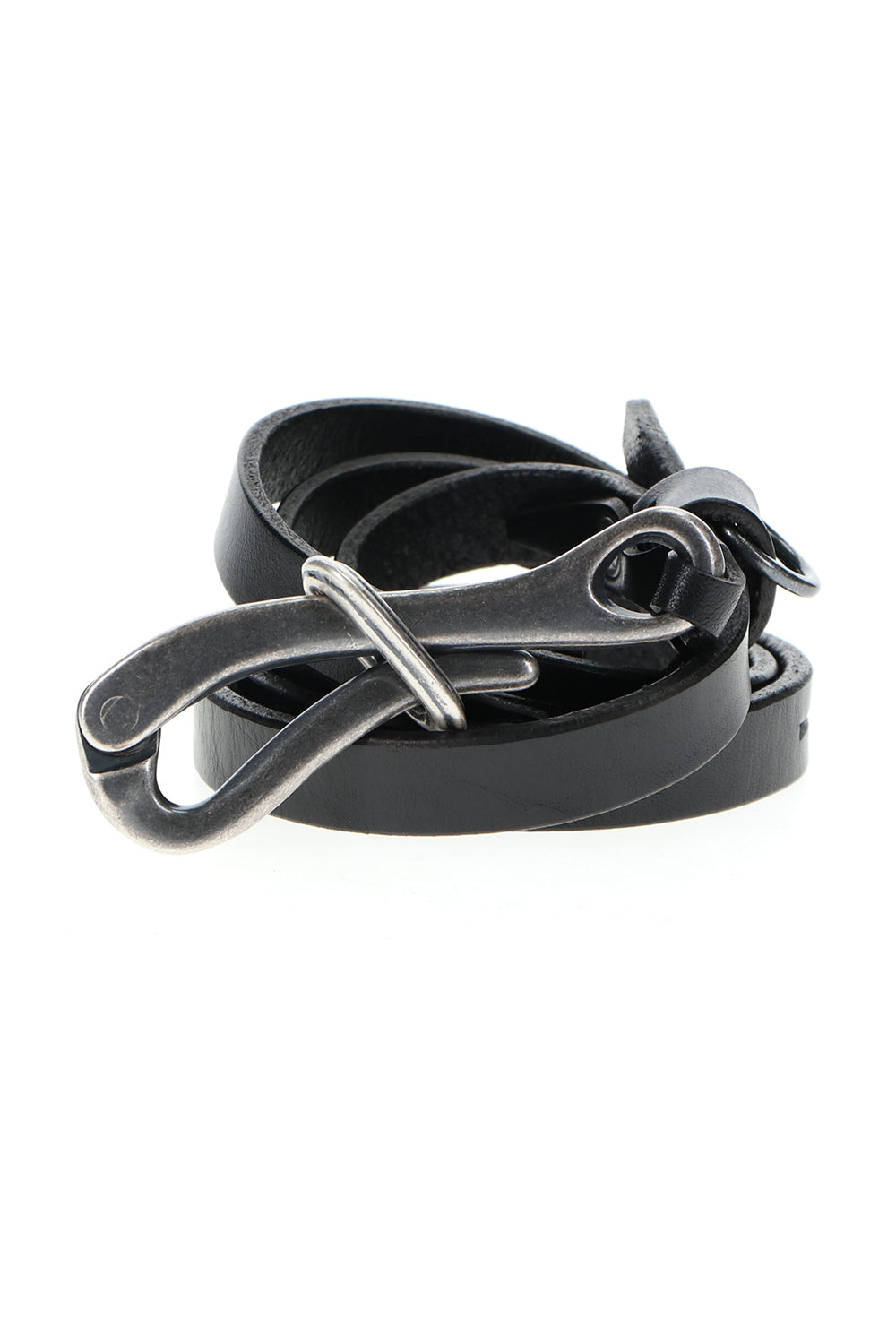 Cow Skin Belt Silver