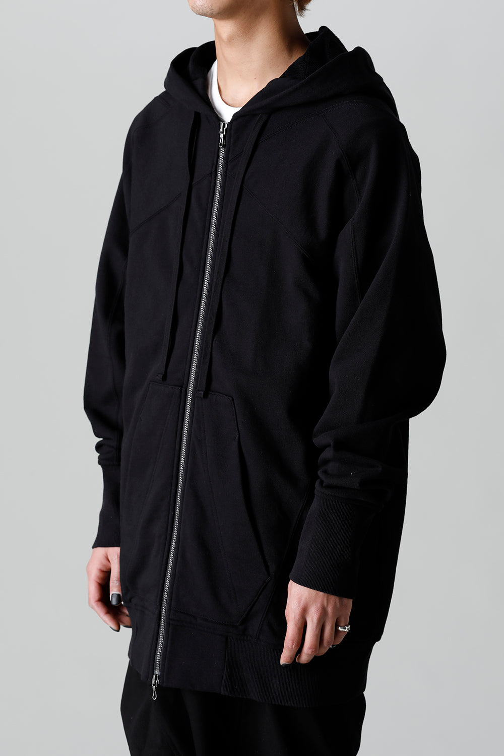 Cotton Sweat Zip Up Hoodie