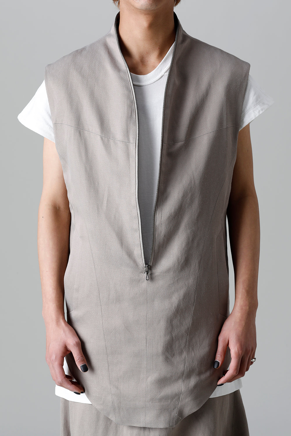 Satin jacquard Vest Graige