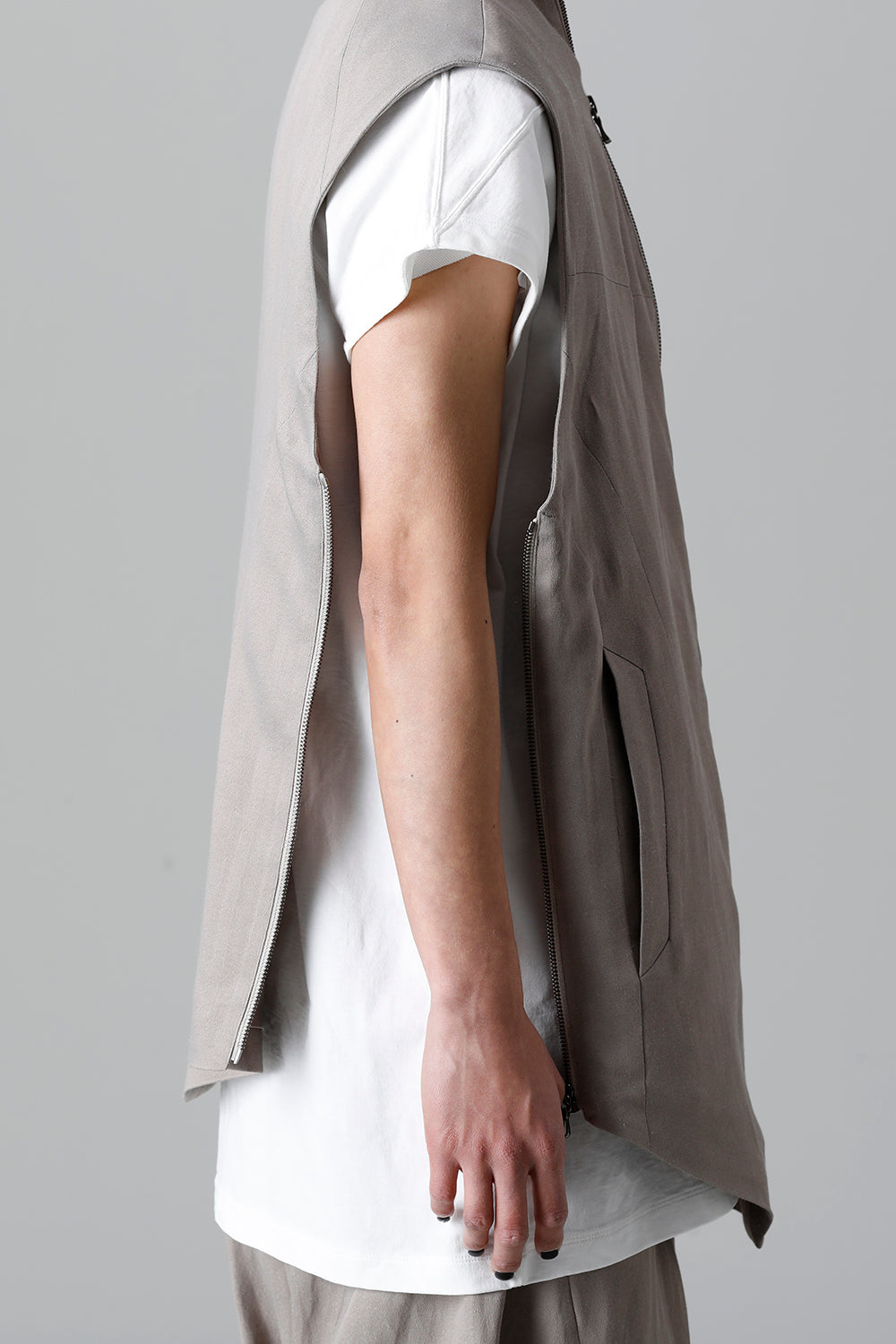 Satin jacquard Vest Graige