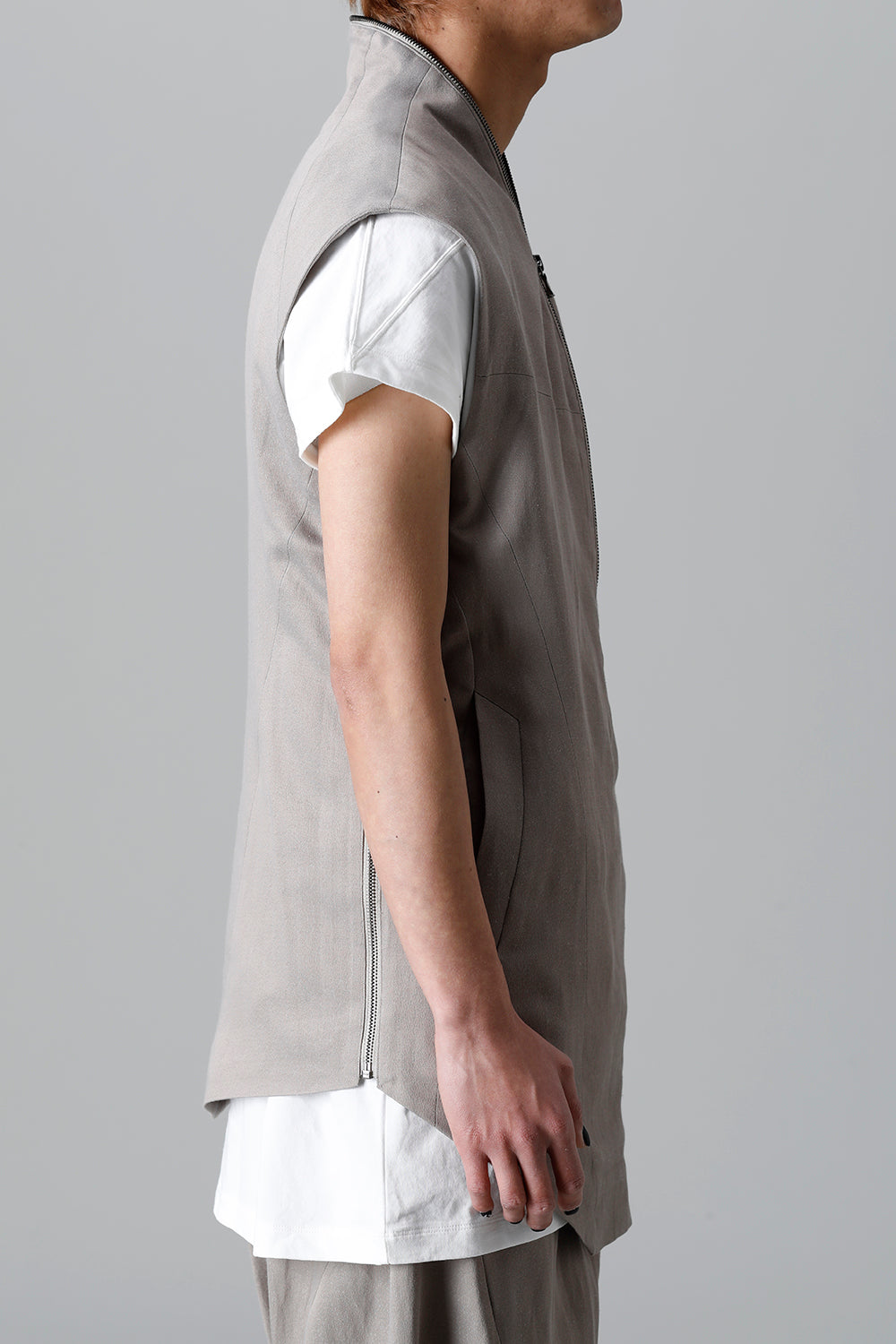 Satin jacquard Vest Graige