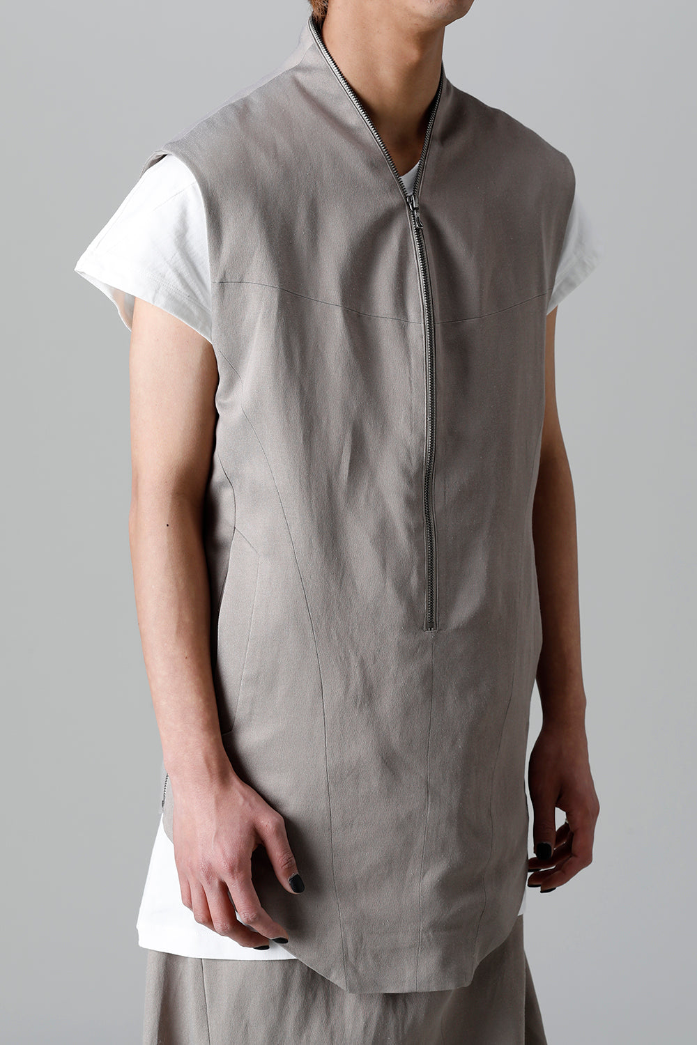 Satin jacquard Vest Graige