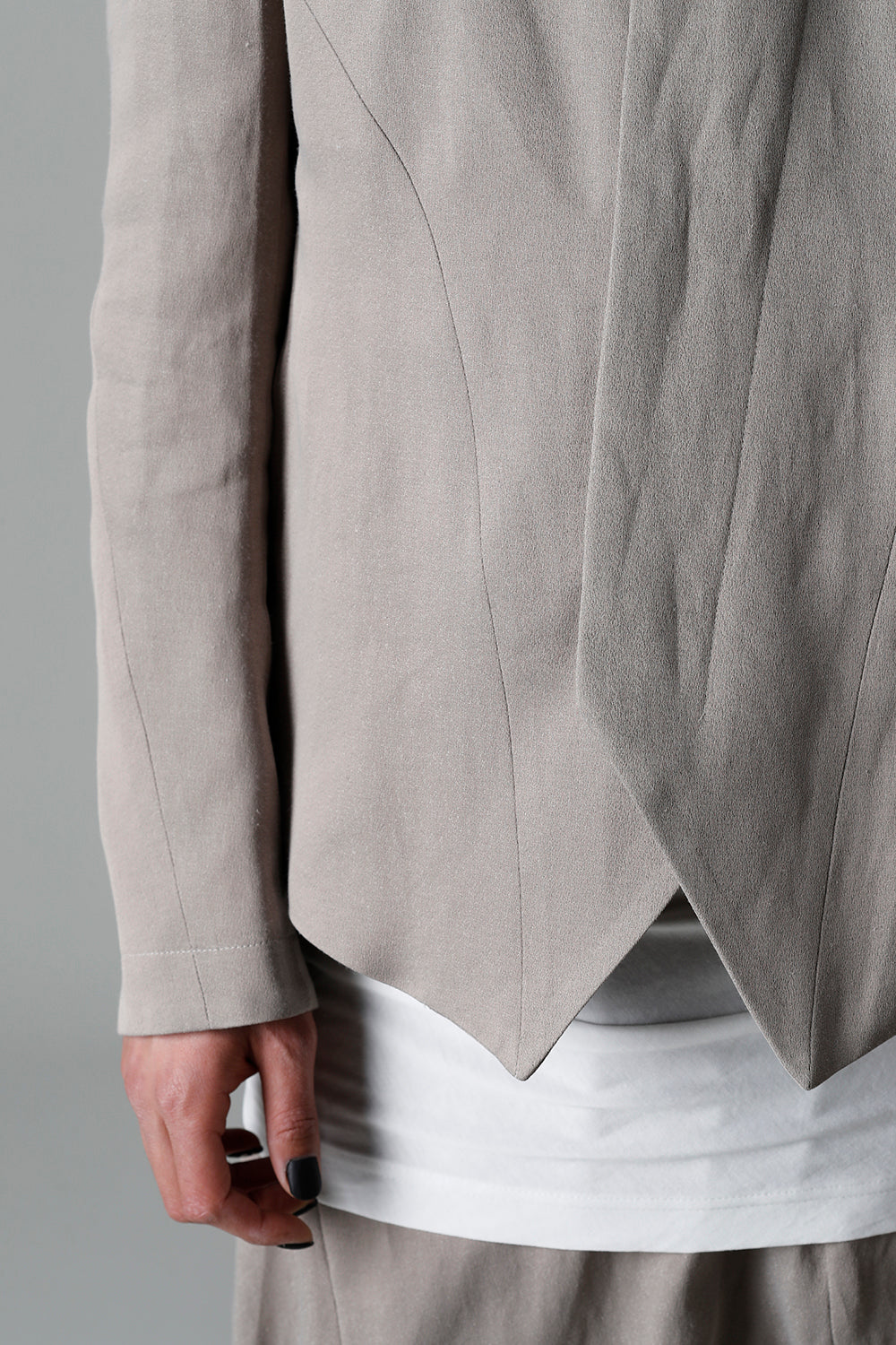 Satin jacquard Edge Tailored jacket Graige