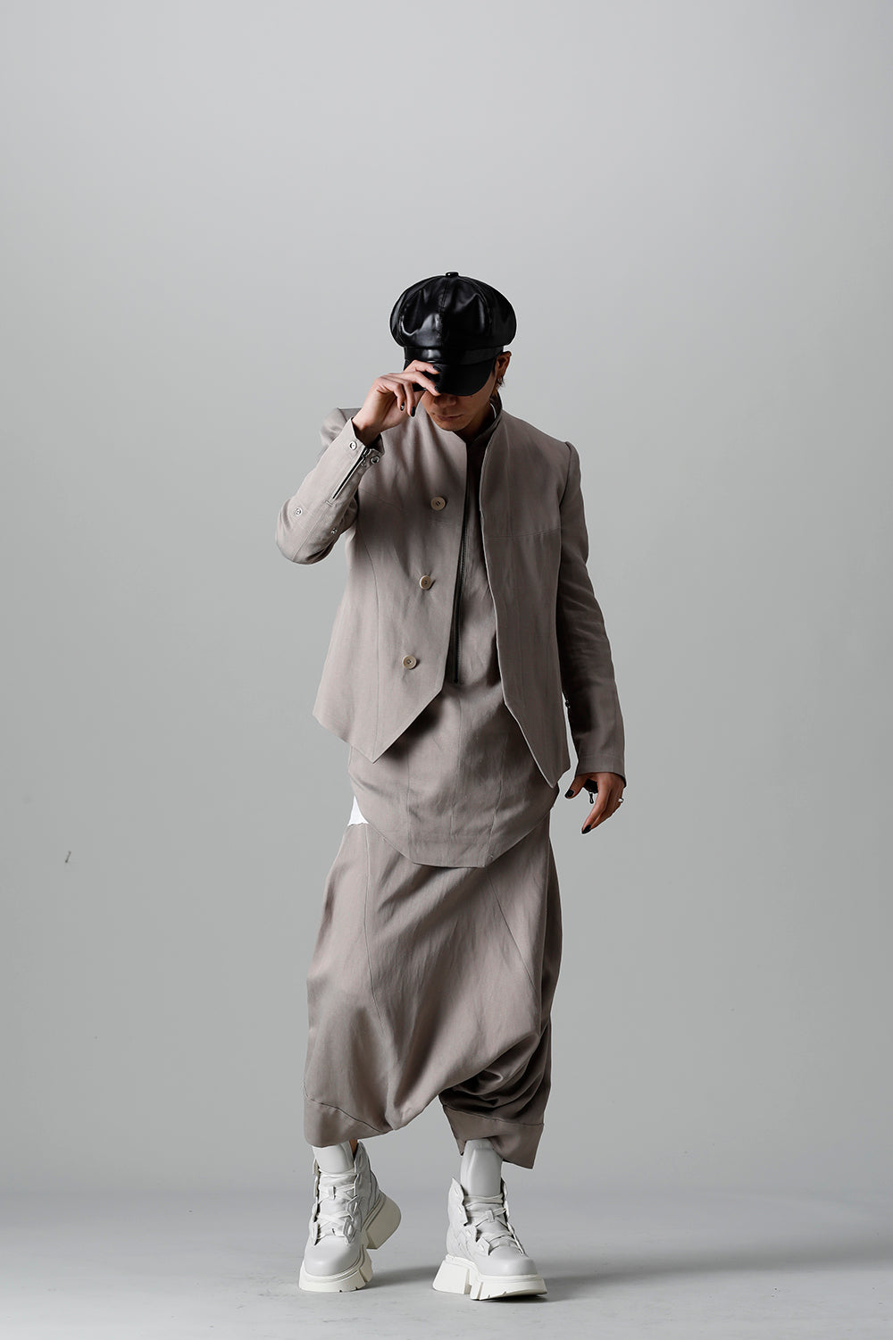 Satin jacquard Edge Tailored jacket Graige