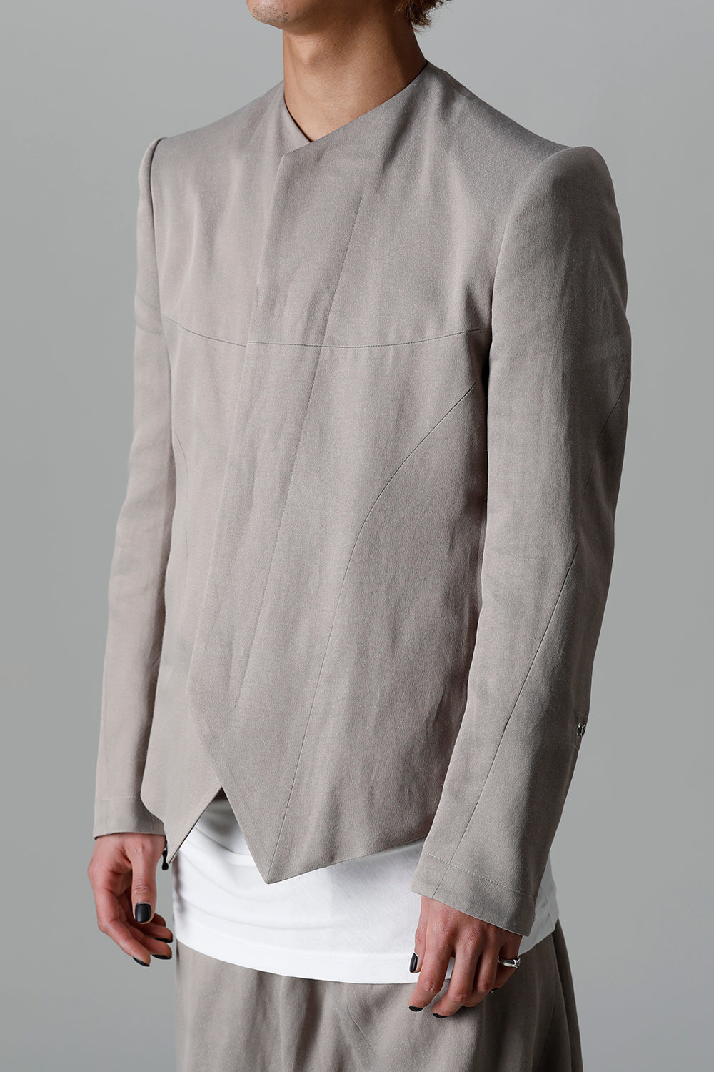 Satin jacquard Edge Tailored jacket Graige