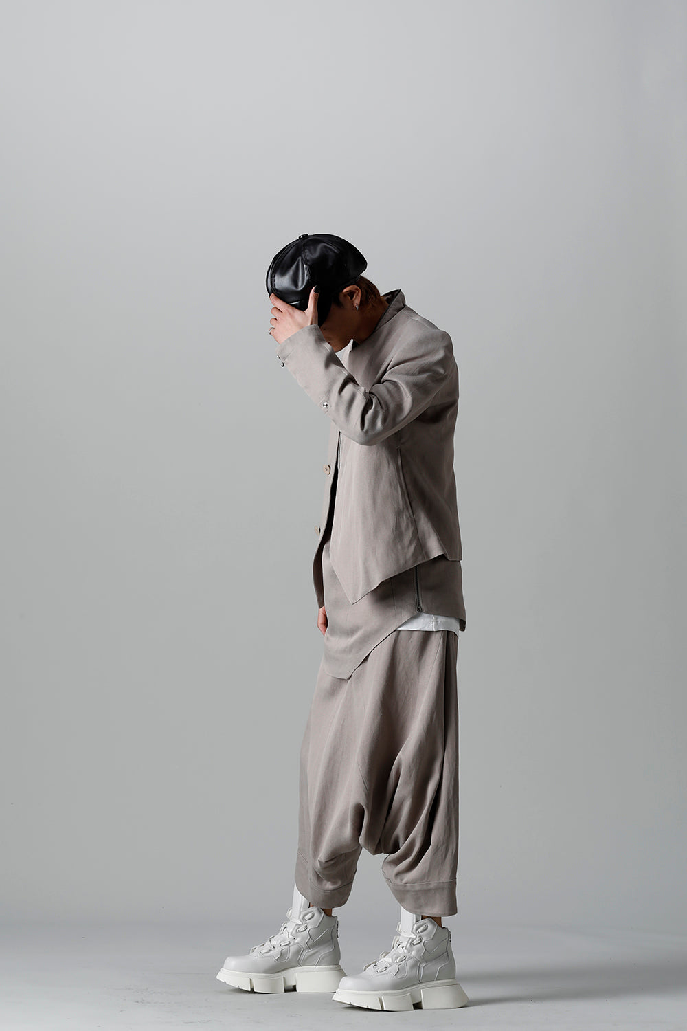 Satin jacquard Edge Tailored jacket Graige