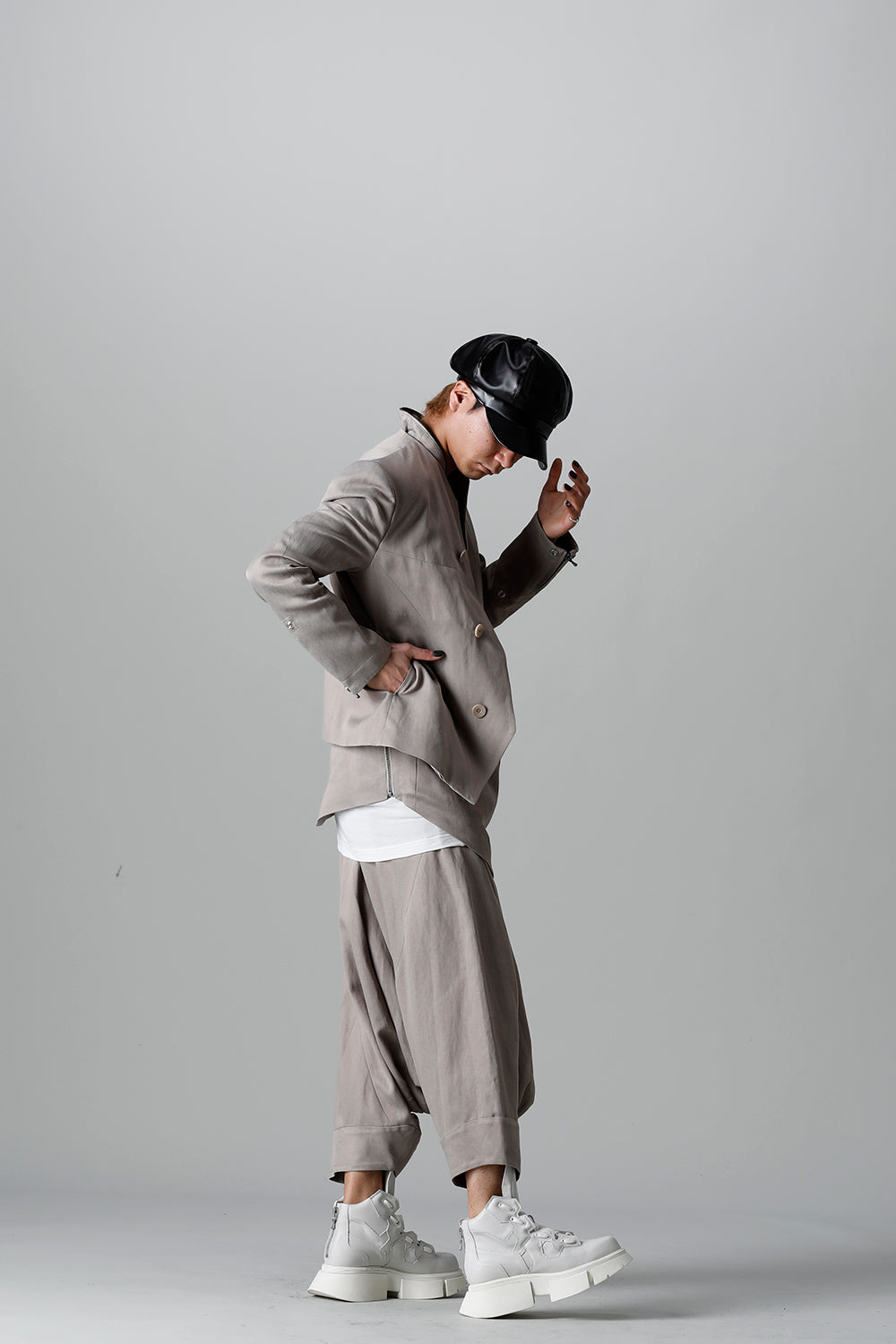 Satin jacquard Edge Tailored jacket Graige