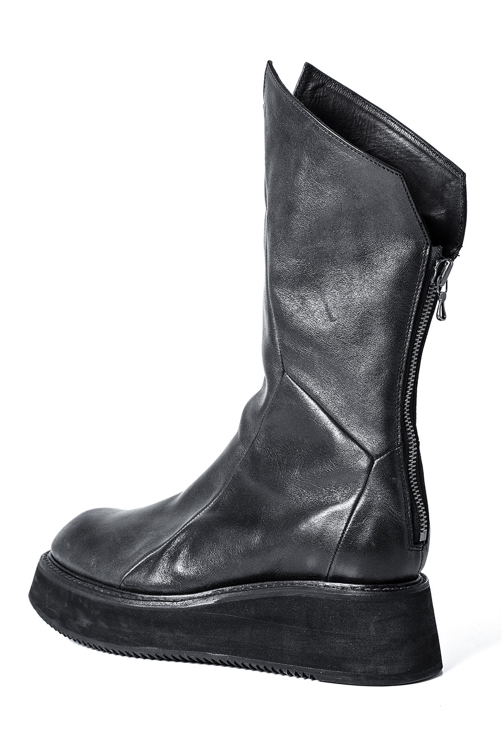 Cow Leather Urban Long Boots