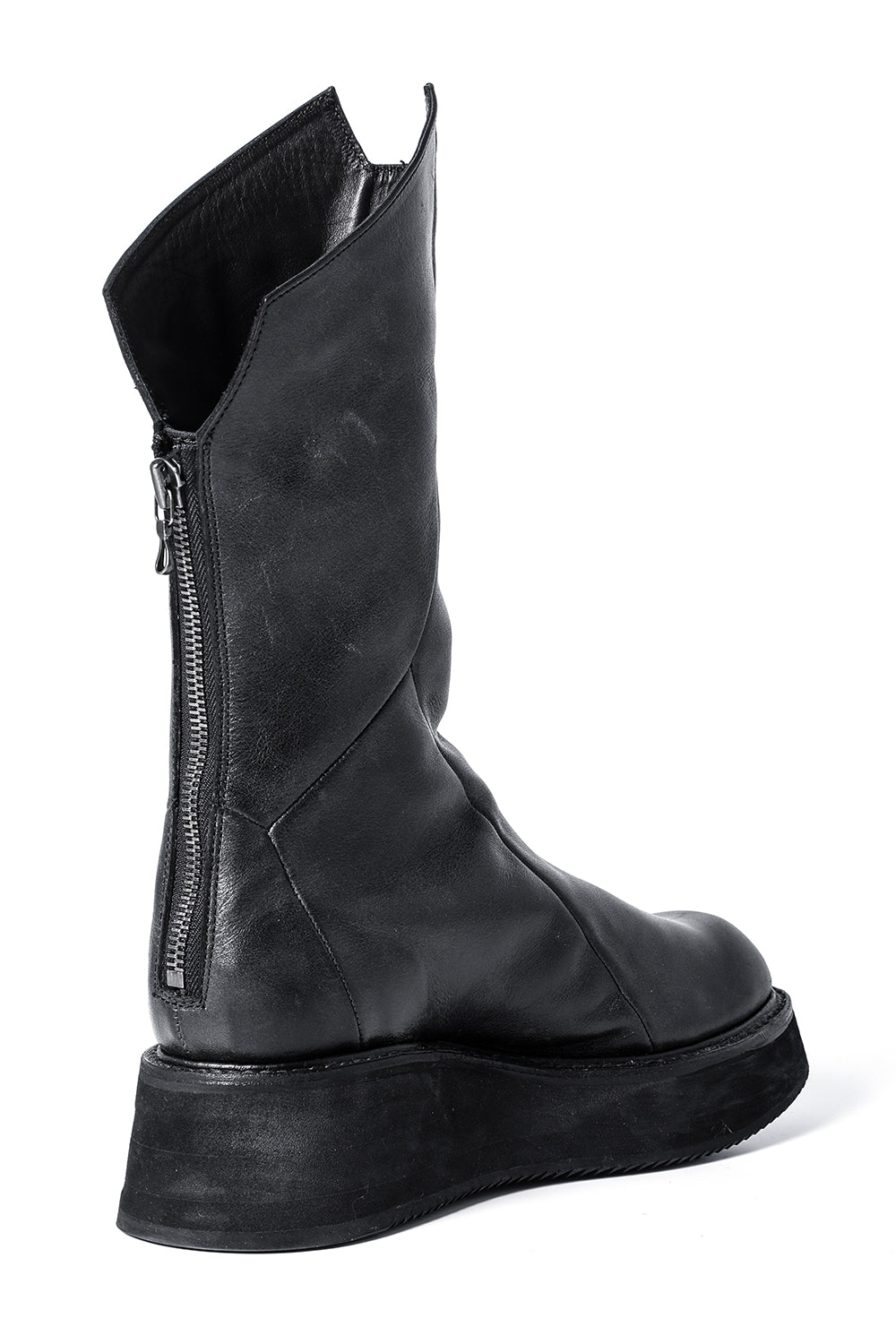 Cow Leather Urban Long Boots