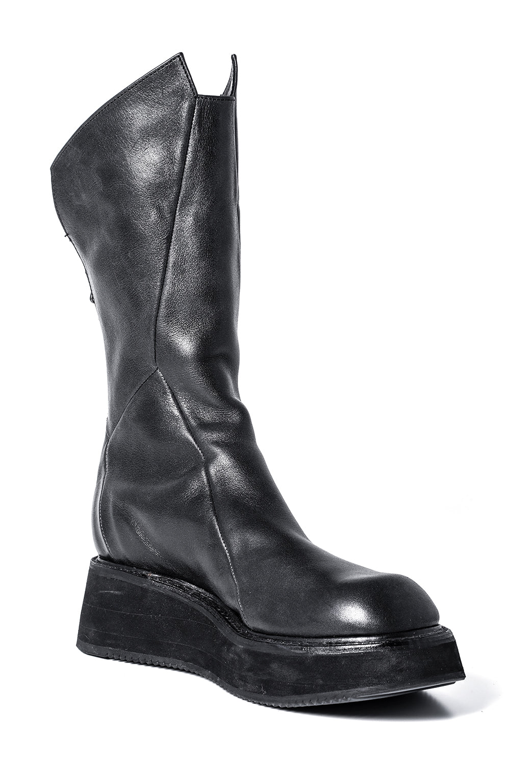 Cow Leather Urban Long Boots