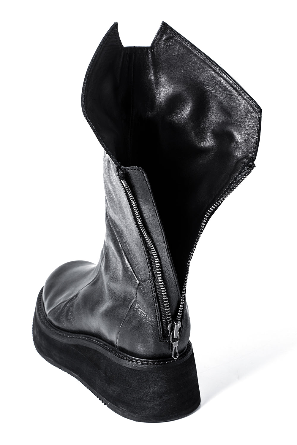 Cow Leather Urban Long Boots