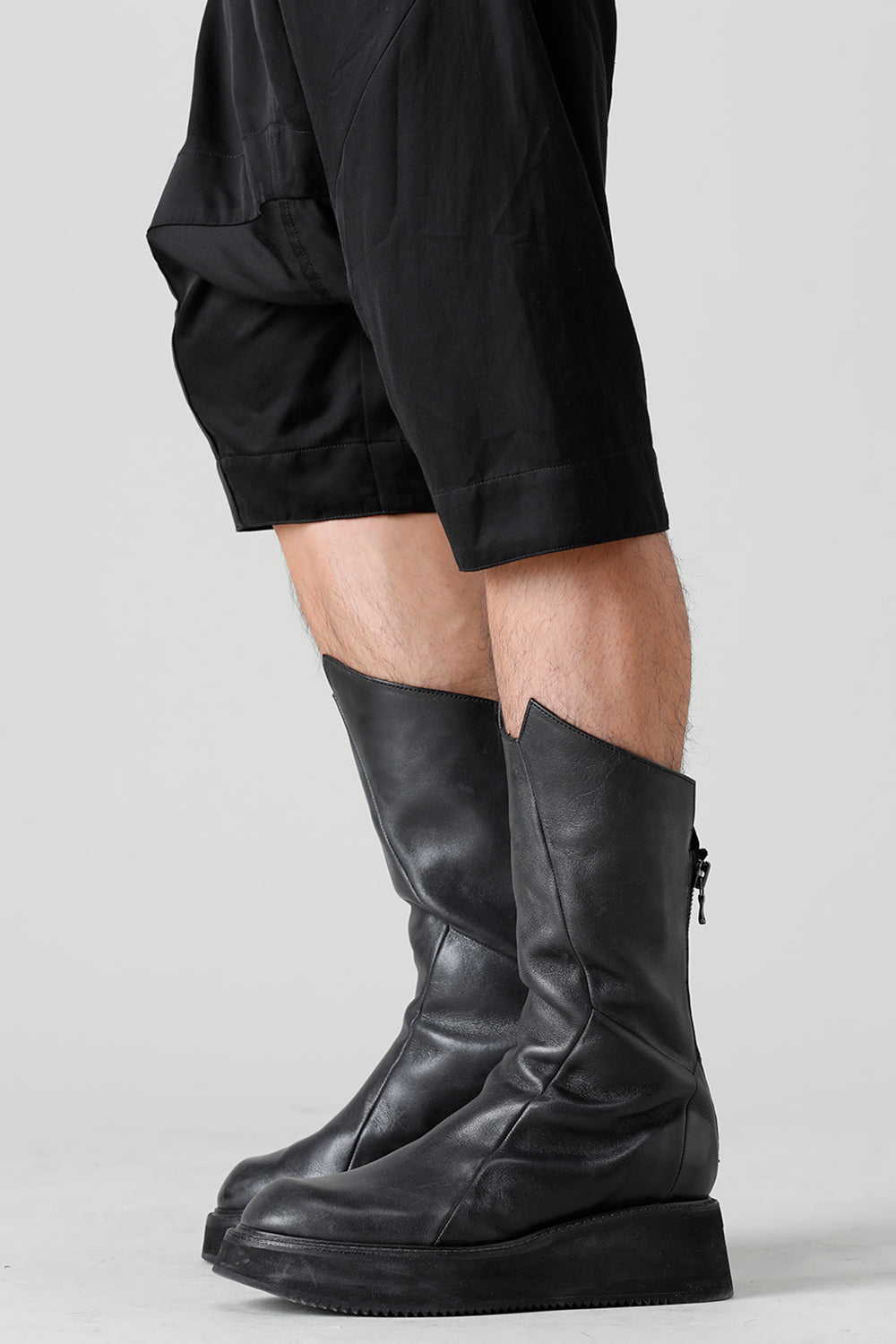 Cow Leather Urban Long Boots