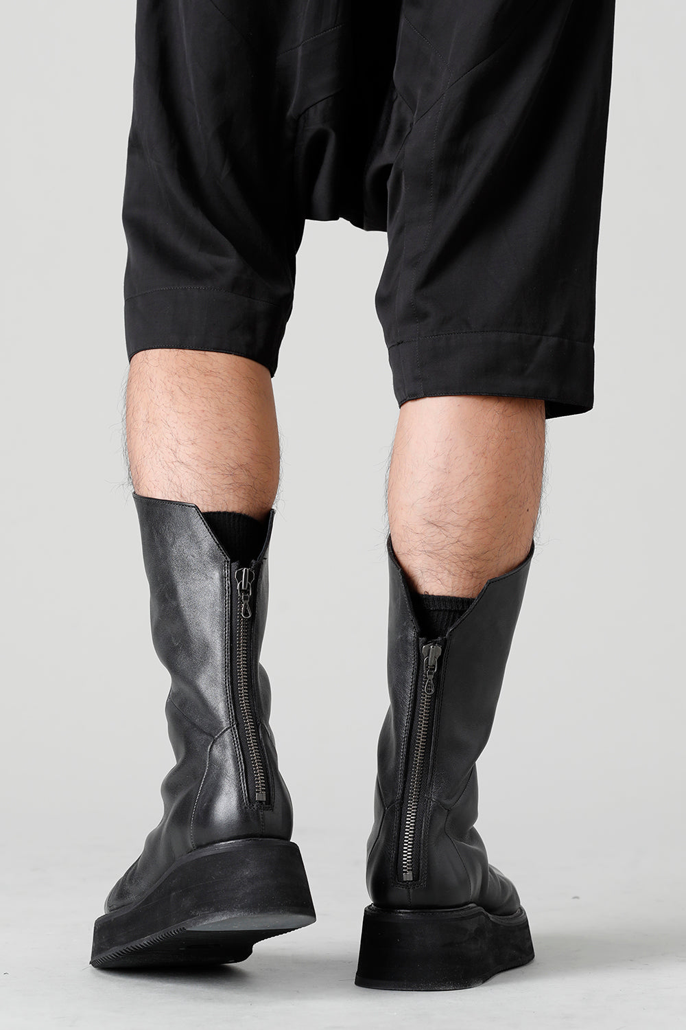 Cow Leather Urban Long Boots