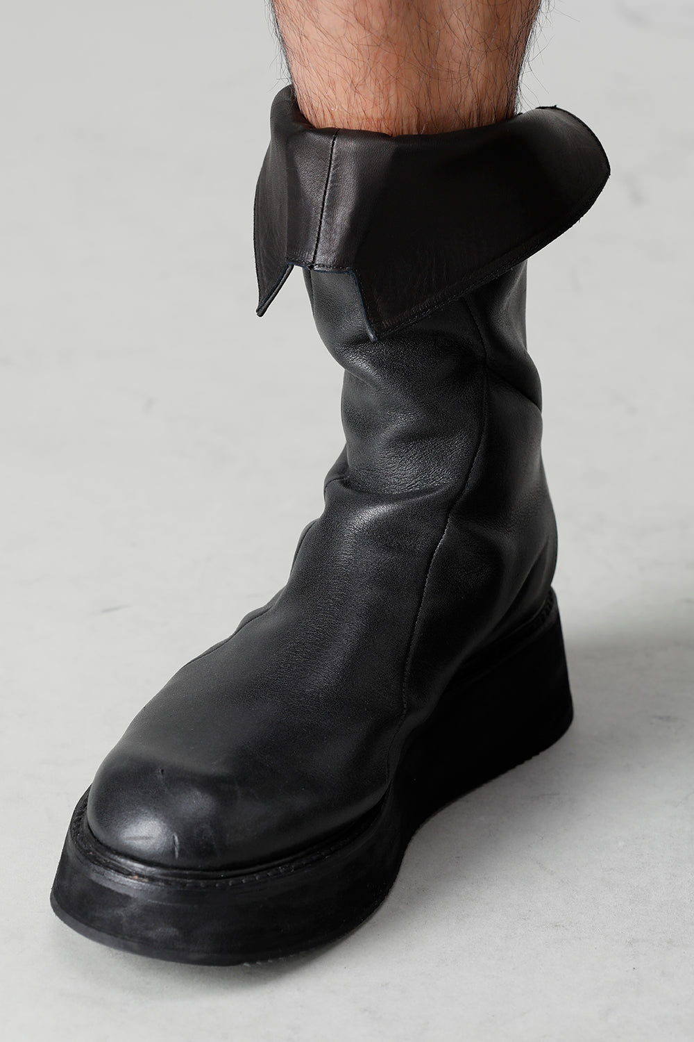 Cow Leather Urban Long Boots