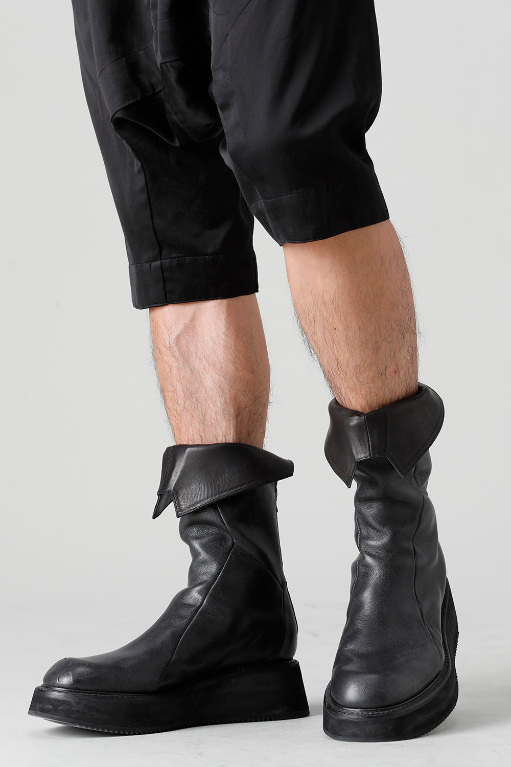 Cow Leather Urban Long Boots