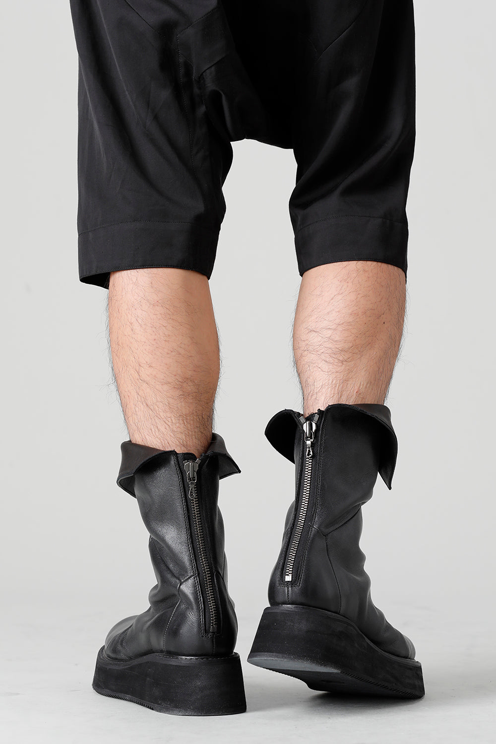 Cow Leather Urban Long Boots