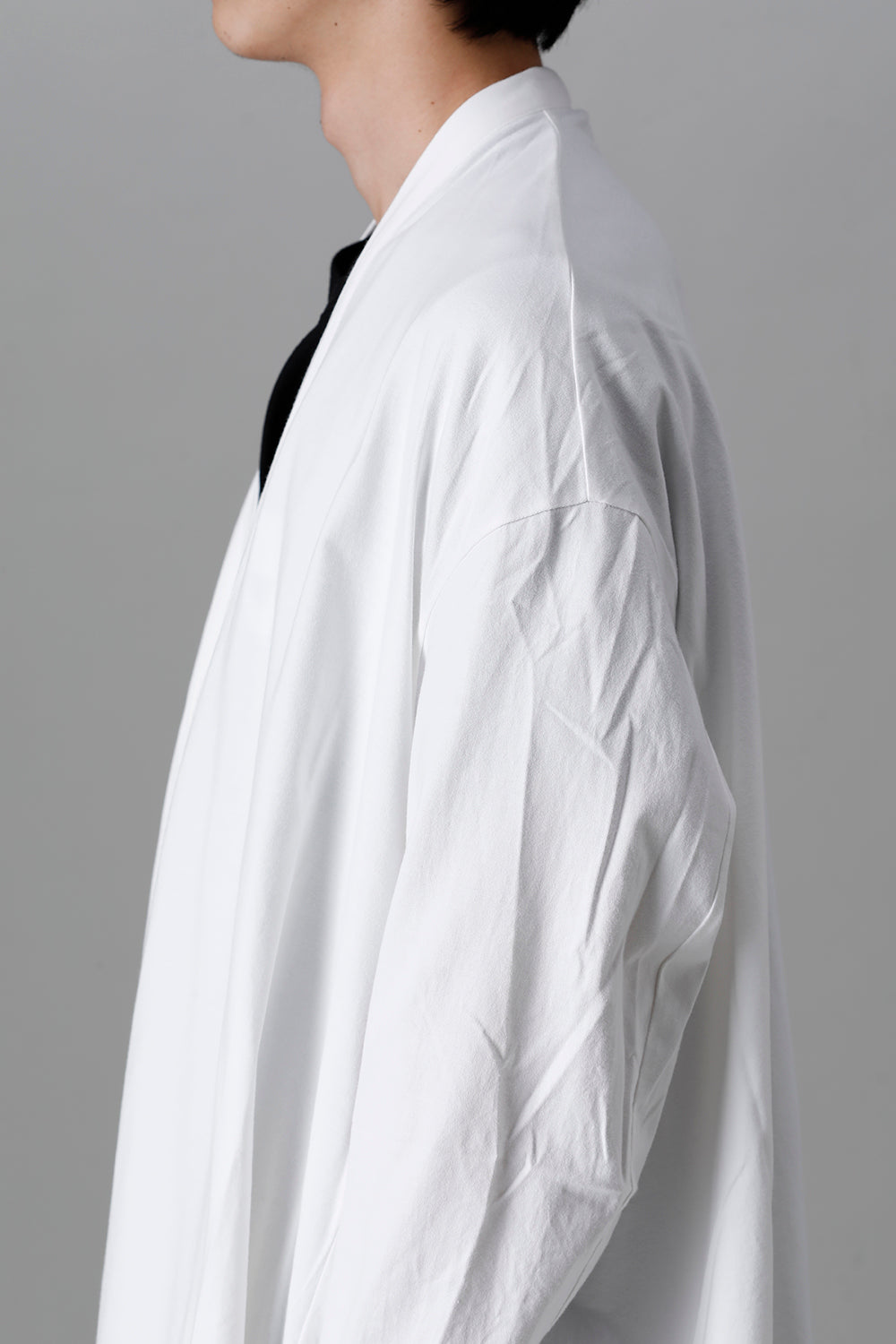 Cotton Jersey Robe Cardigan Off White