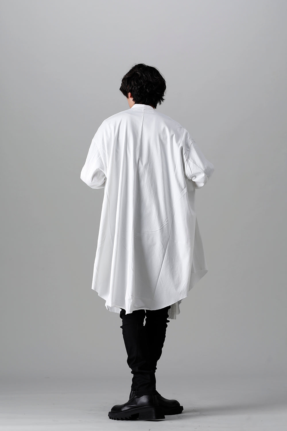 Cotton Jersey Robe Cardigan Off White