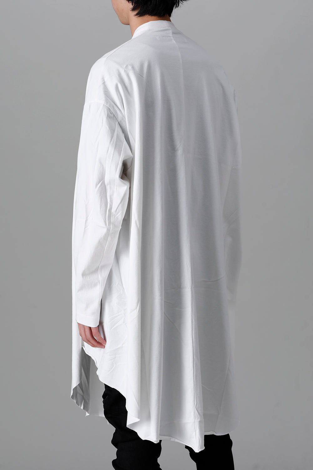 Cotton Jersey Robe Cardigan Off White