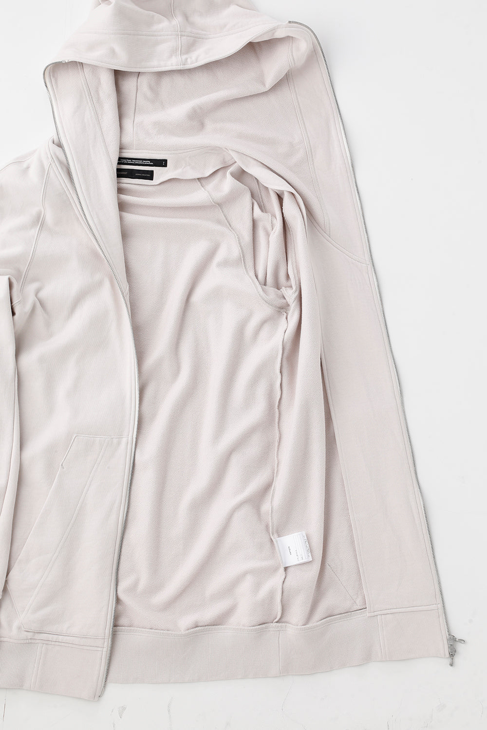 Front Zip Sweat Hoodie Plaster