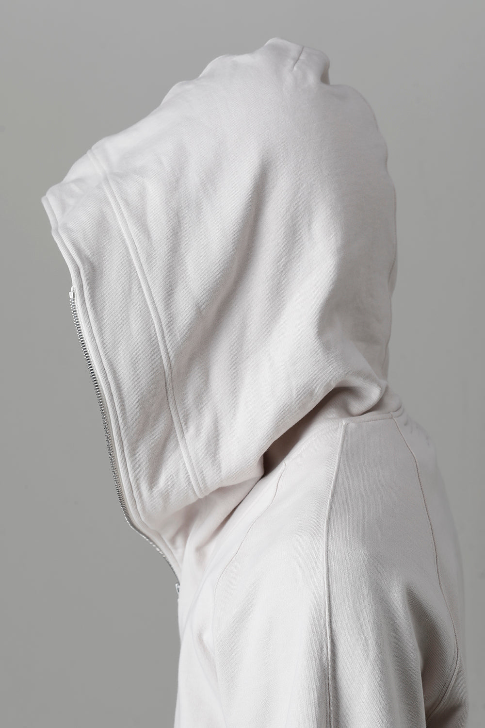 Front Zip Sweat Hoodie Plaster