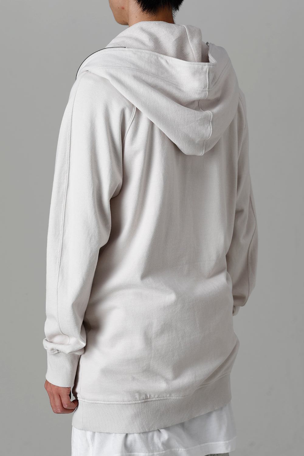 Front Zip Sweat Hoodie Plaster