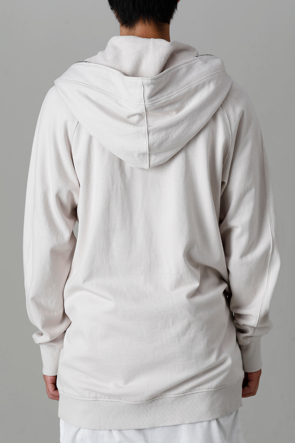 Front Zip Sweat Hoodie Plaster