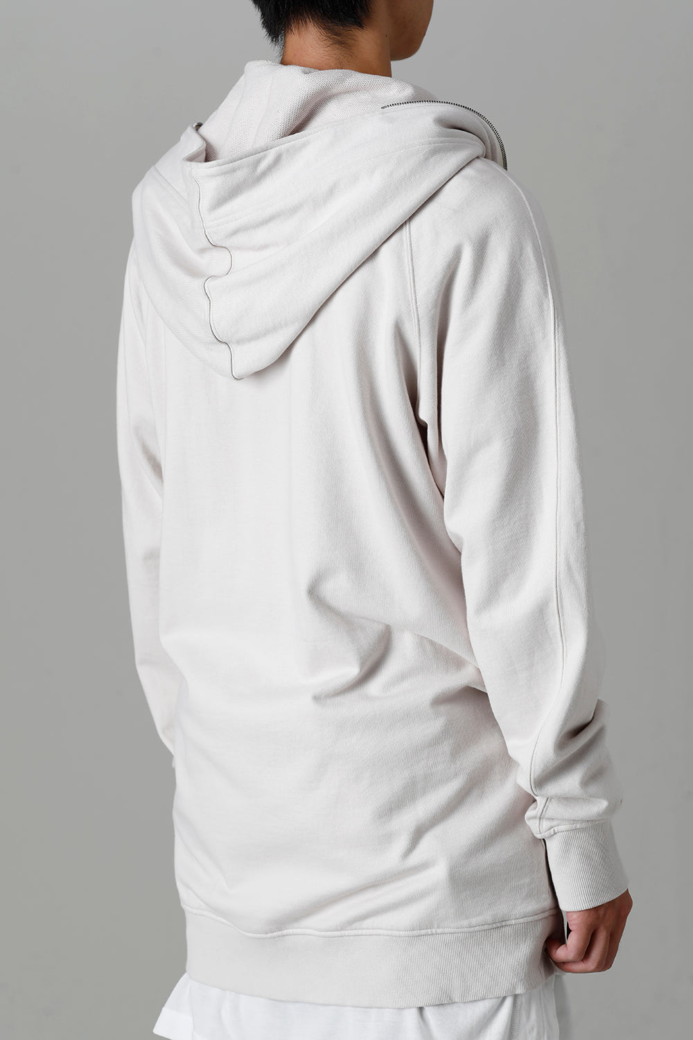 Front Zip Sweat Hoodie Plaster
