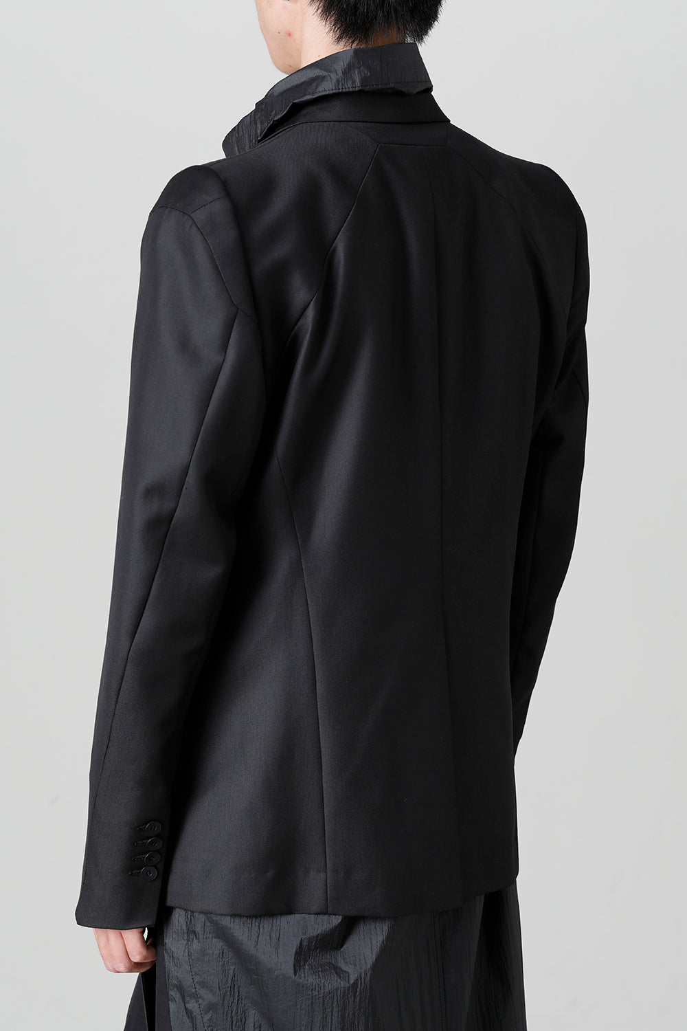 Wool/Polyester Gabardine Tailored Jacket