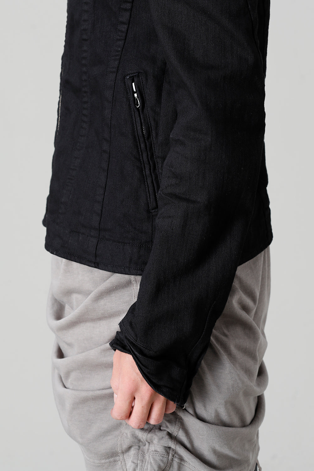 10.5oz Stretch Denim Seamed Jacket