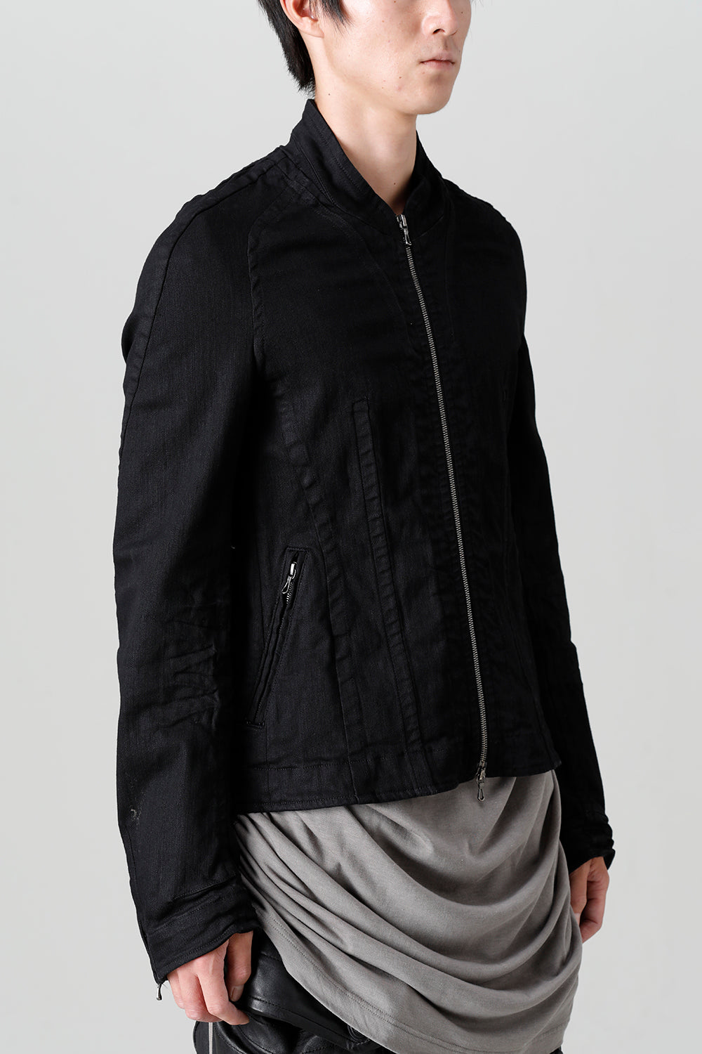 10.5oz Stretch Denim Seamed Jacket