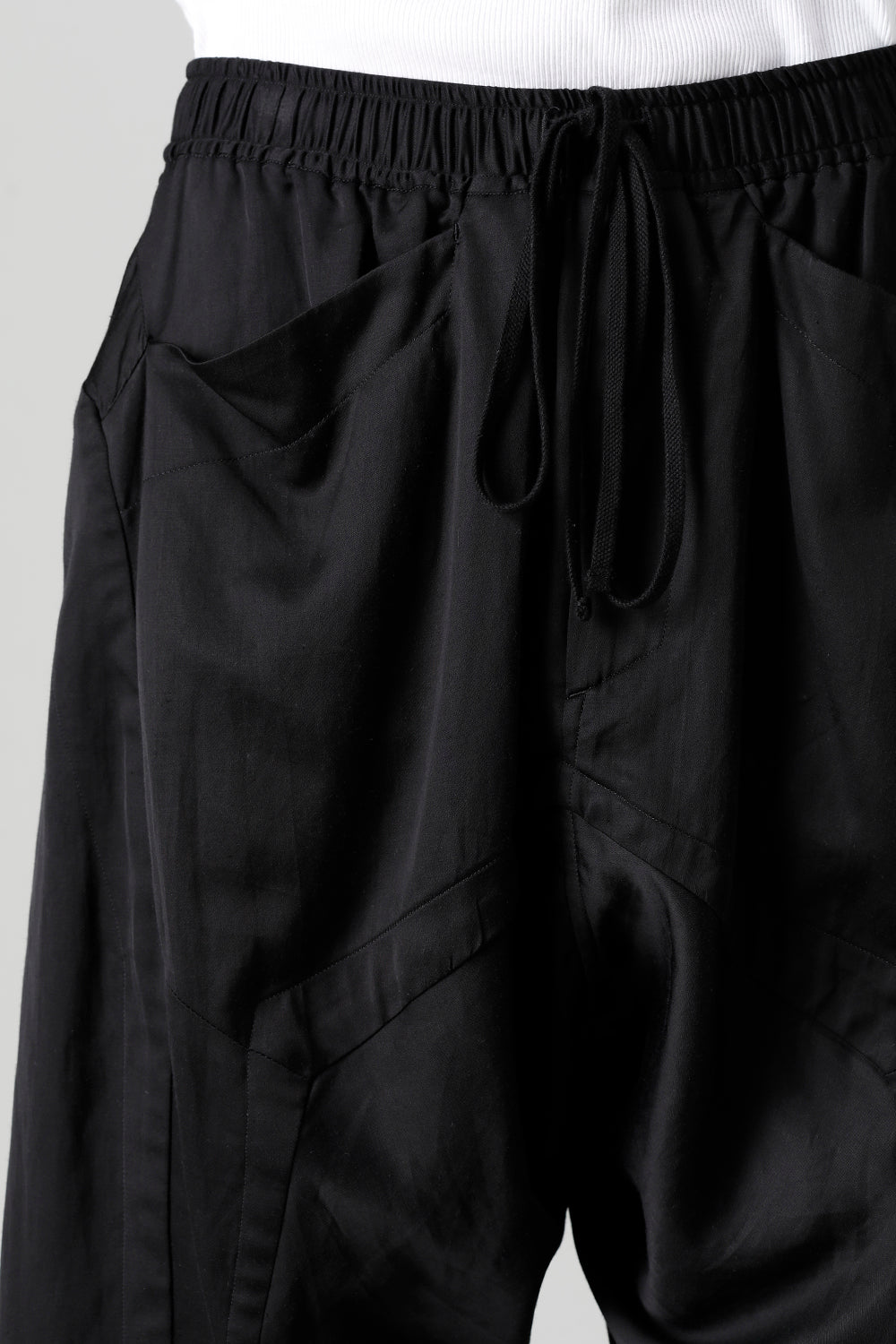 Cupro/Cotton/Linen Satin Flared Pants