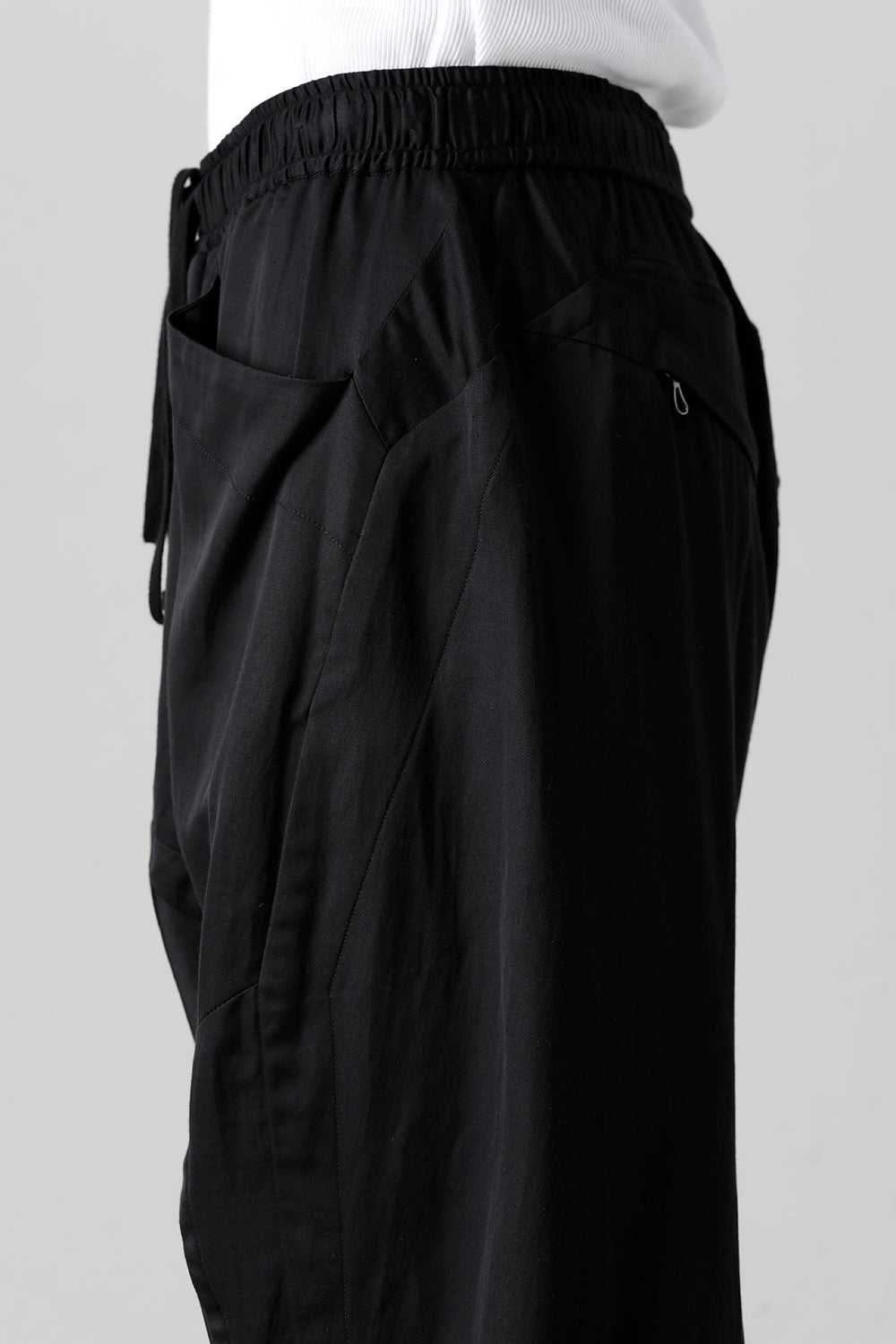 Cupro/Cotton/Linen Satin Flared Pants