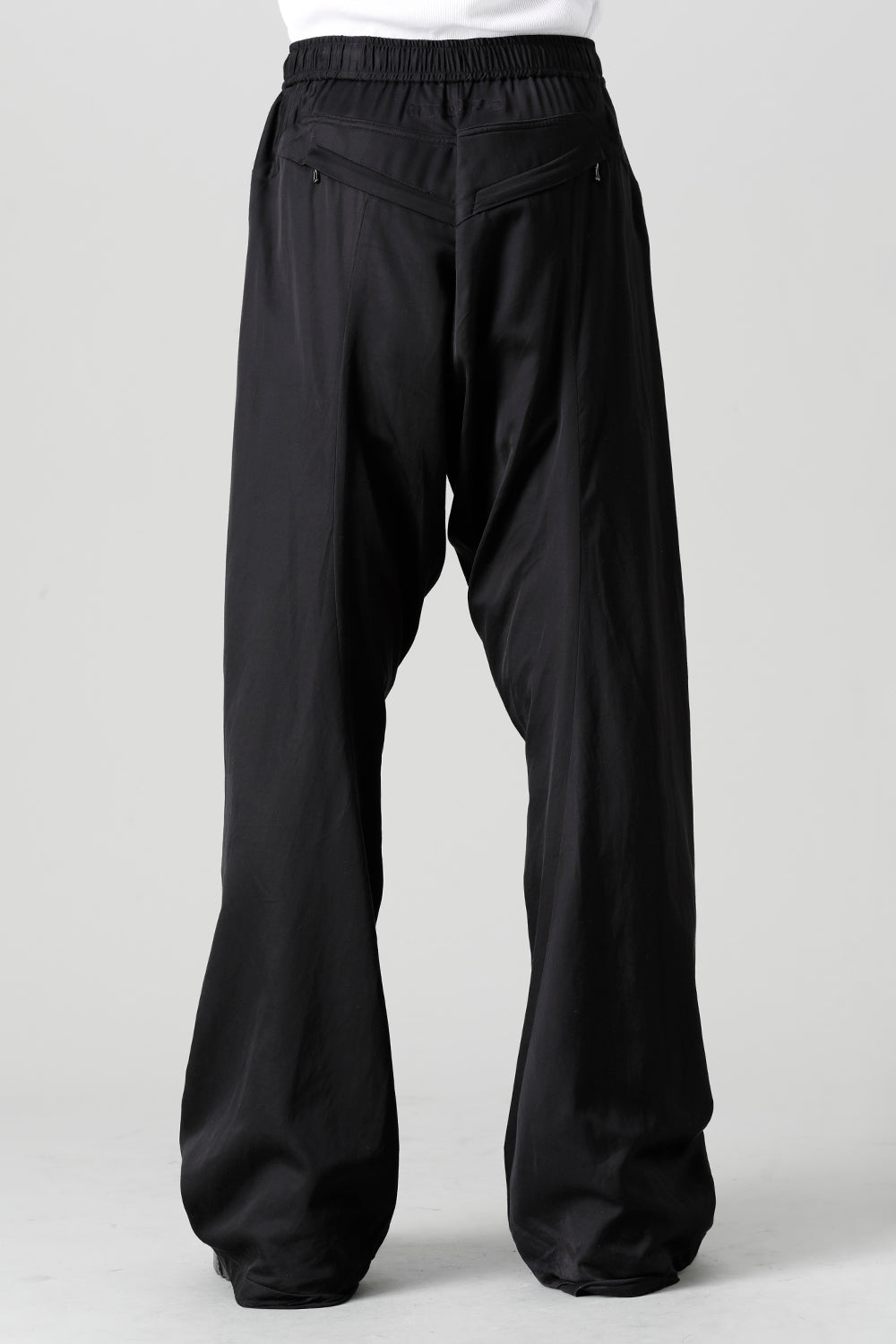 Cupro/Cotton/Linen Satin Flared Pants