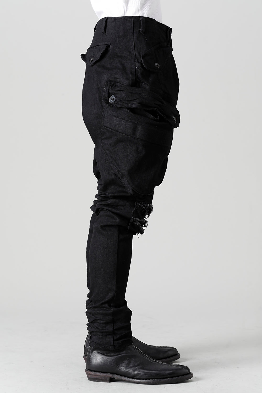 10.5oz Stretch Denim Gas Mask Skinny Pants