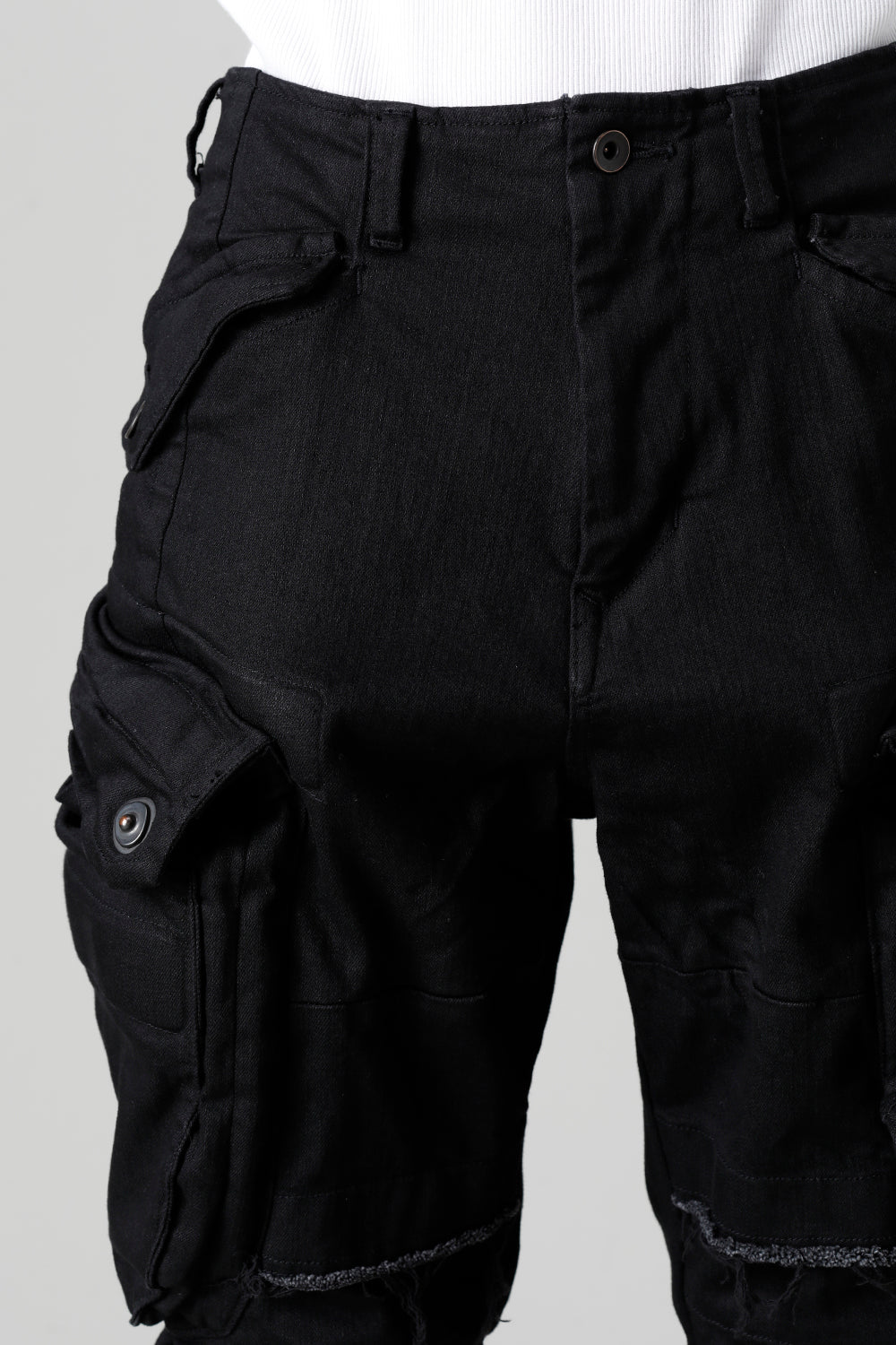 10.5oz Stretch Denim Gas Mask Skinny Pants