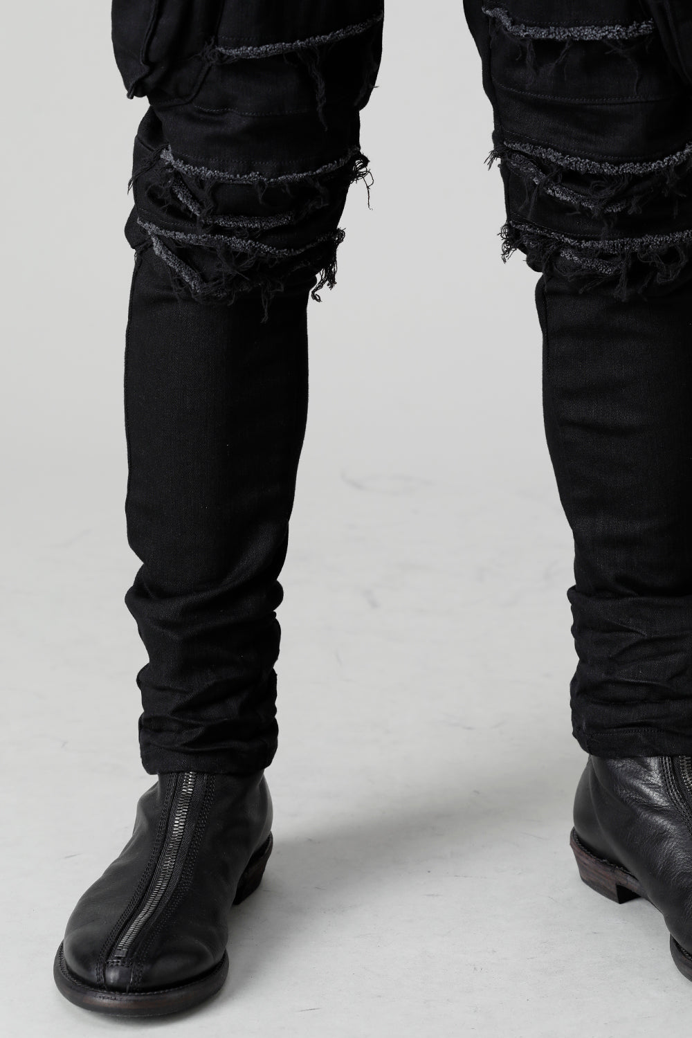 10.5oz Stretch Denim Gas Mask Skinny Pants