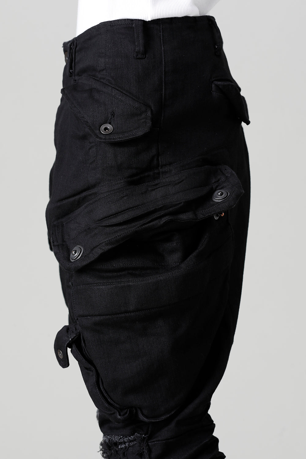 10.5oz Stretch Denim Gas Mask Skinny Pants