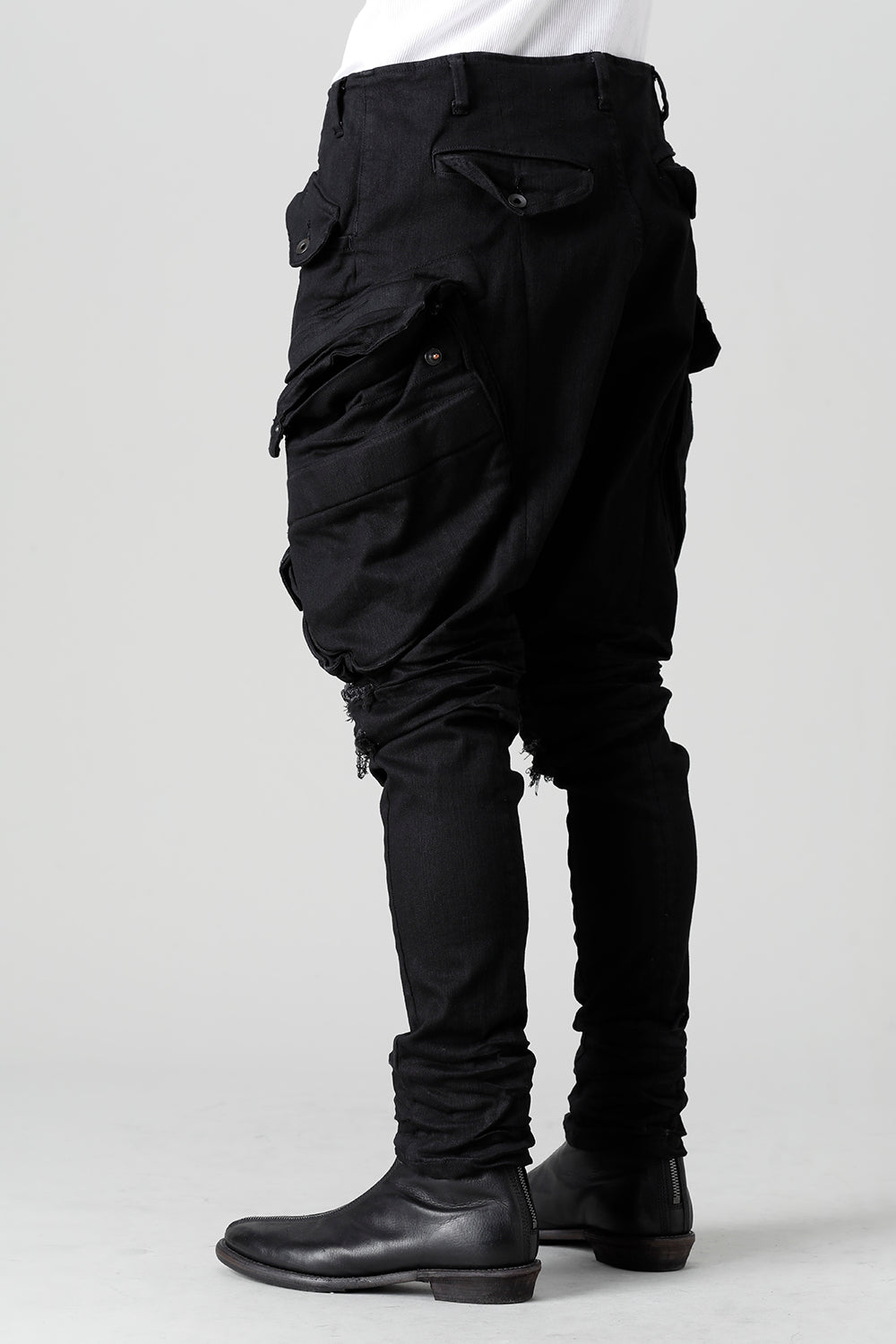 10.5oz Stretch Denim Gas Mask Skinny Pants