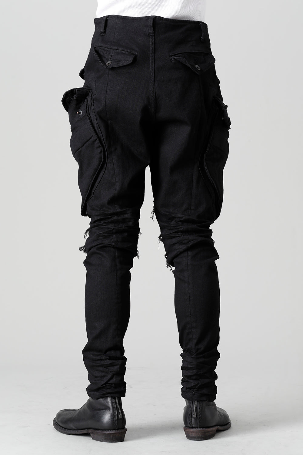 10.5oz Stretch Denim Gas Mask Skinny Pants